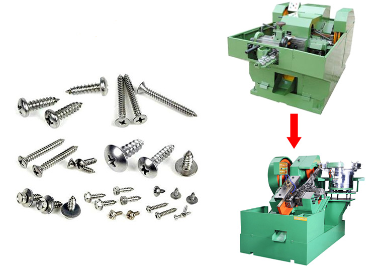Screw Thread Rolling Machine for Making Straight Screw Construction